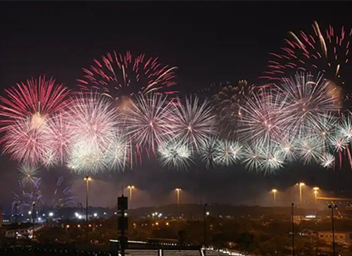 武定县焰火晚会